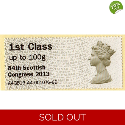 FV03a Perth Congress 1st class Machin Faststamp